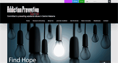 Desktop Screenshot of addictionpreventioncoalition.org